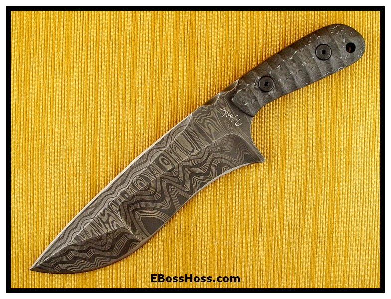 Mick Strider MSC 10" Forged Damascus Fighter