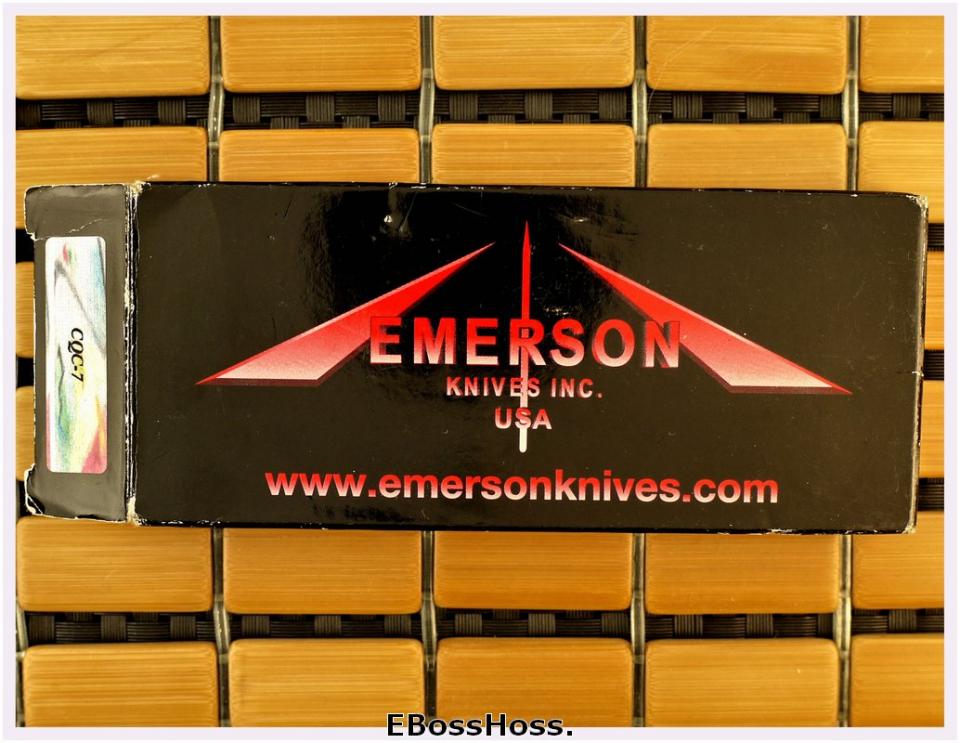 Ernie Emerson CQC-7 Custom w/Wave