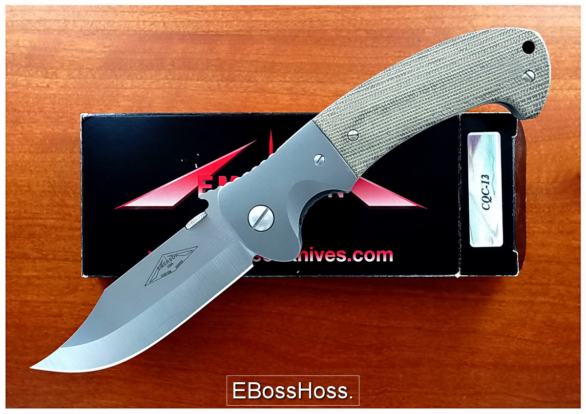 Ernie Emerson Custom Bolstered CQC-13