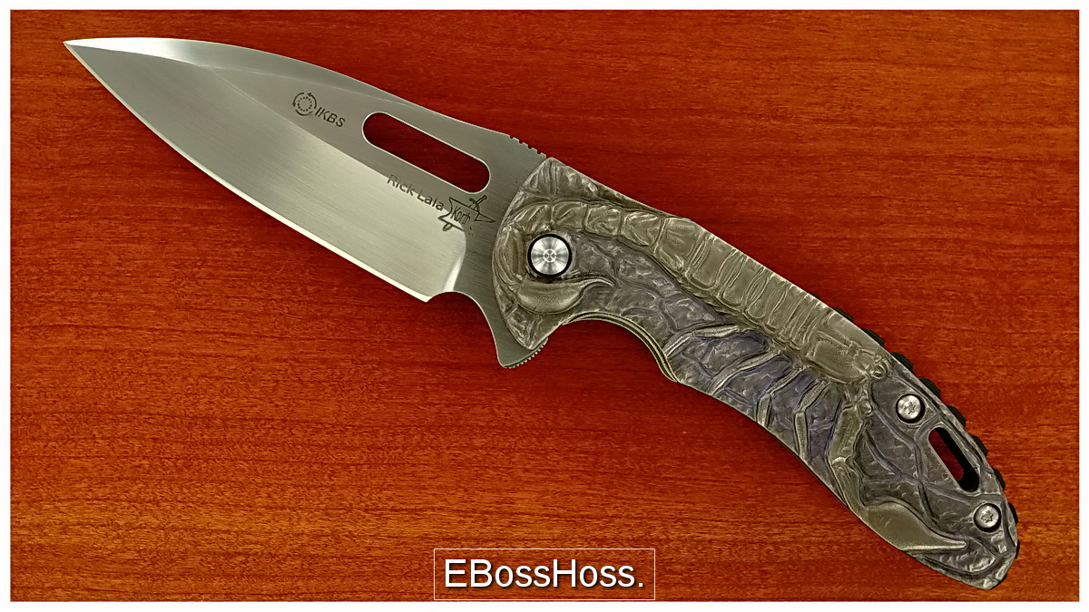  Korth Cutlery Scorpion Carved Sentry Flipper