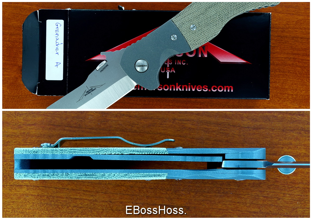 Ernie Emerson Grenadier A Prototype