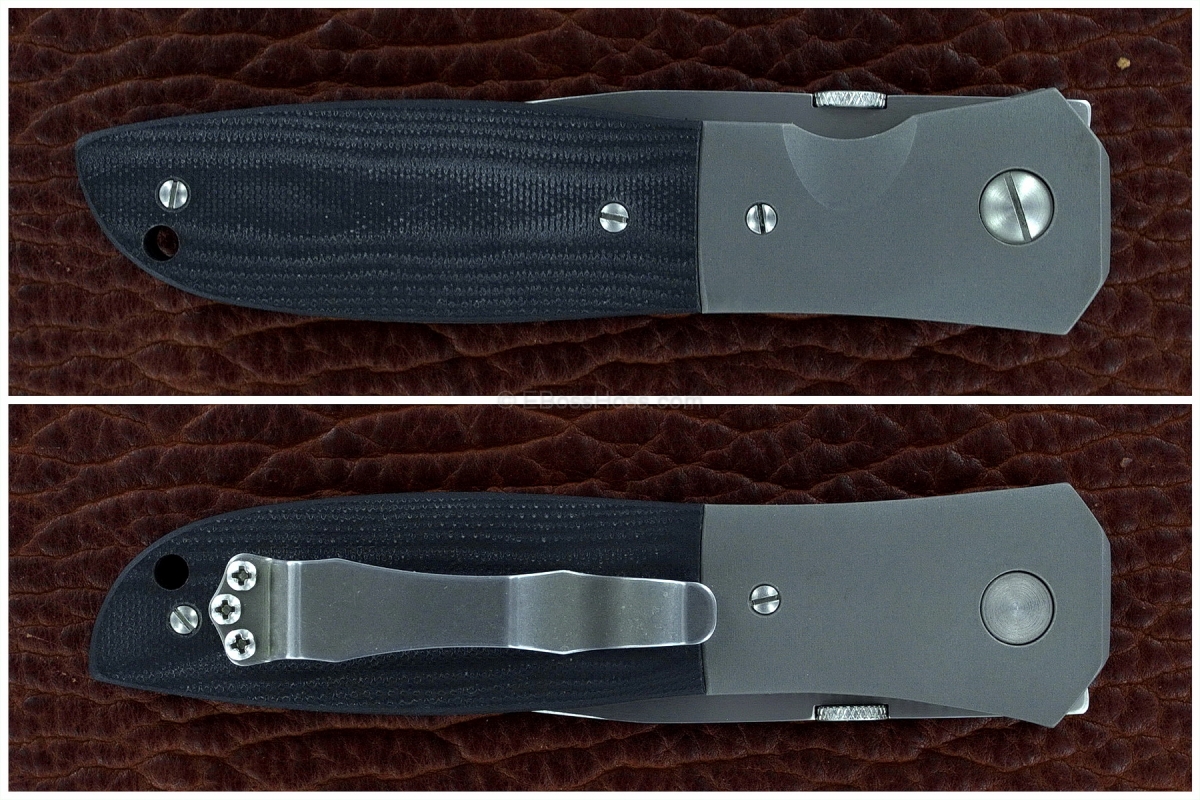 Ernie Emerson Black-handled Viper 3 (aka: MV-3)