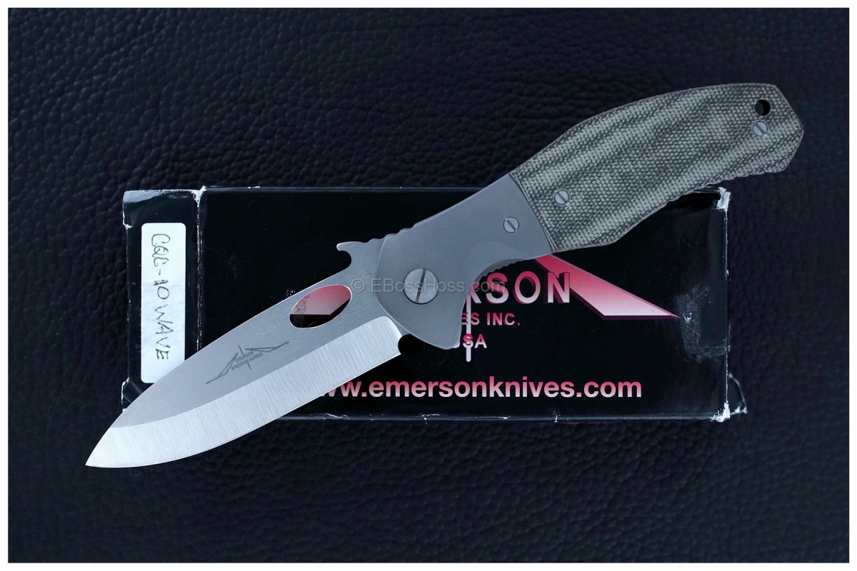 Ernie Emerson Custom CQC-10 Waved
