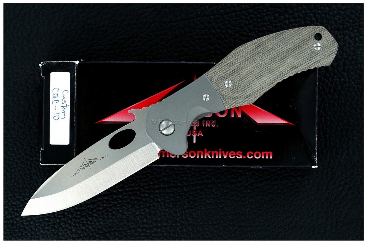 Ernie Emerson Custom CQC-10 Waved