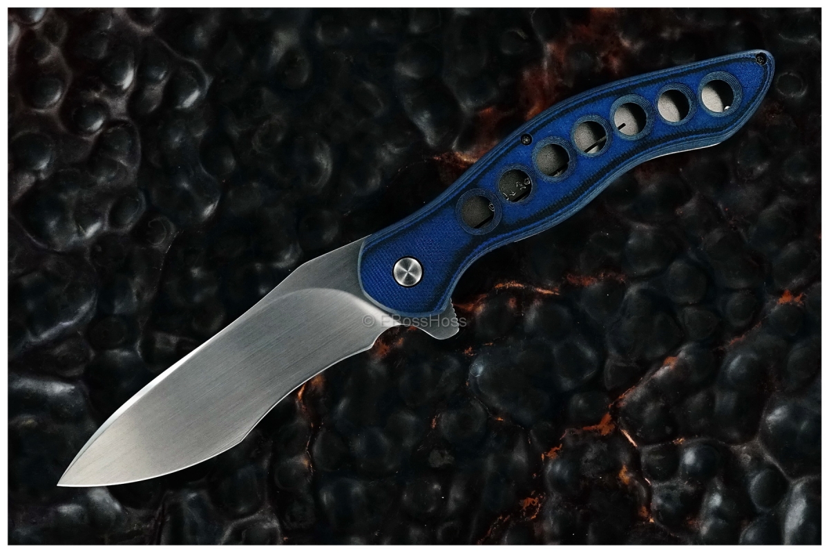 Gerry McGinnis Custom Black & Blue Peligro R Flipper