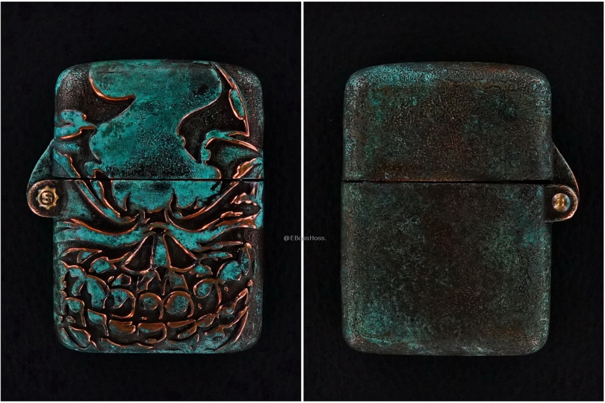  Starlingear Custom Cast Copper Slickster Zippo Lighter