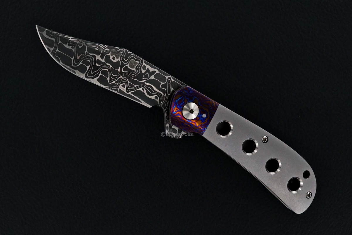 Enrique Peña Custom Bolsterlock Very Deluxe Lannys Clip Flipper