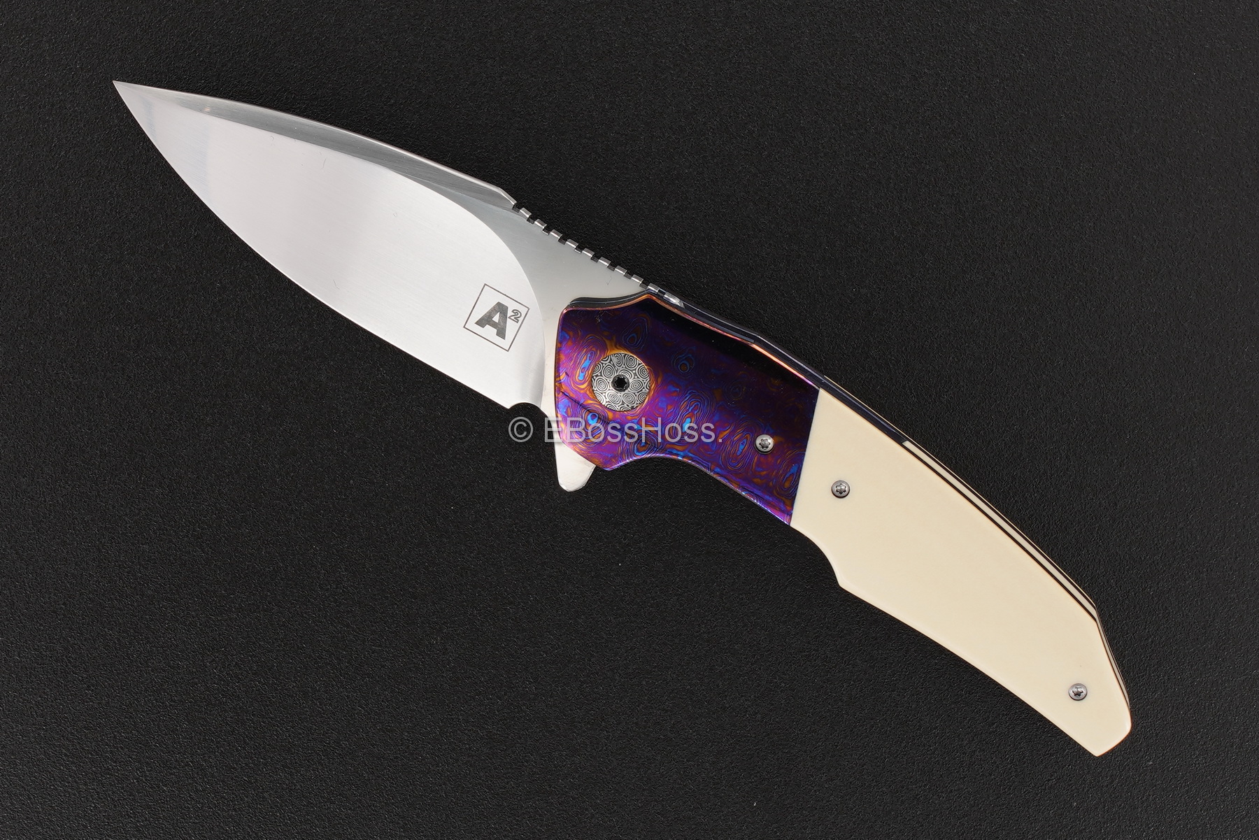 A2 Knives (Andre van Heerden &amp; Andre Thorburn) Custom A6 Mini Very Premium Flipper