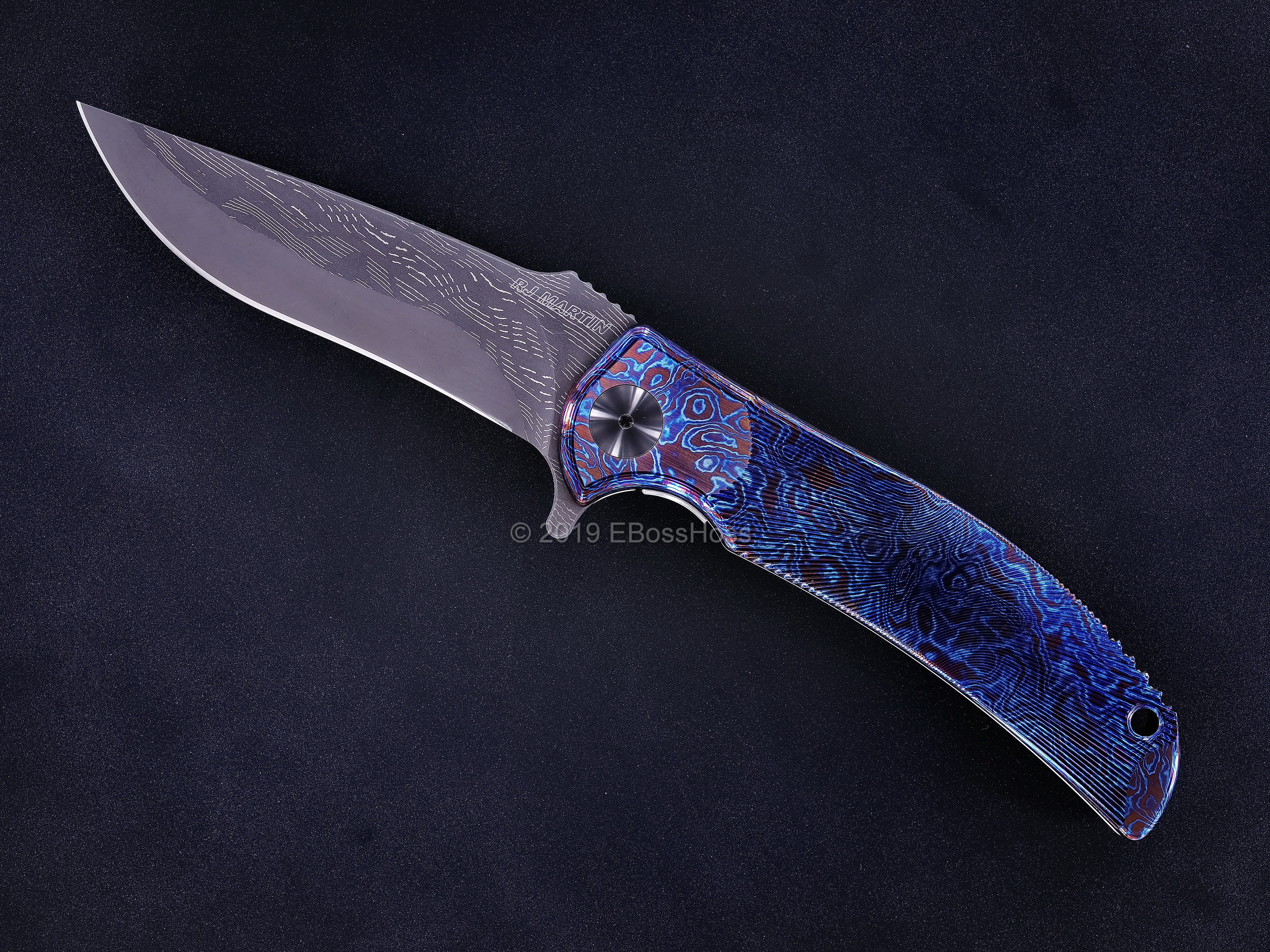 RJ Martin Custom Very Deluxe Q36-SS Framelock Flipper