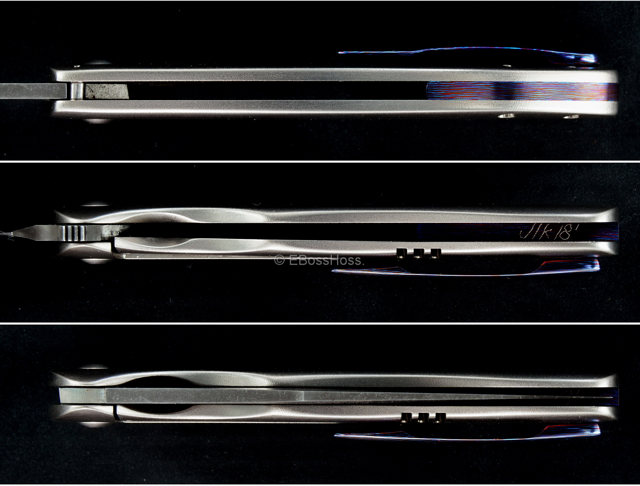 JIKnives Custom Jolt Framelock Flipper - by Jonas Iglesias