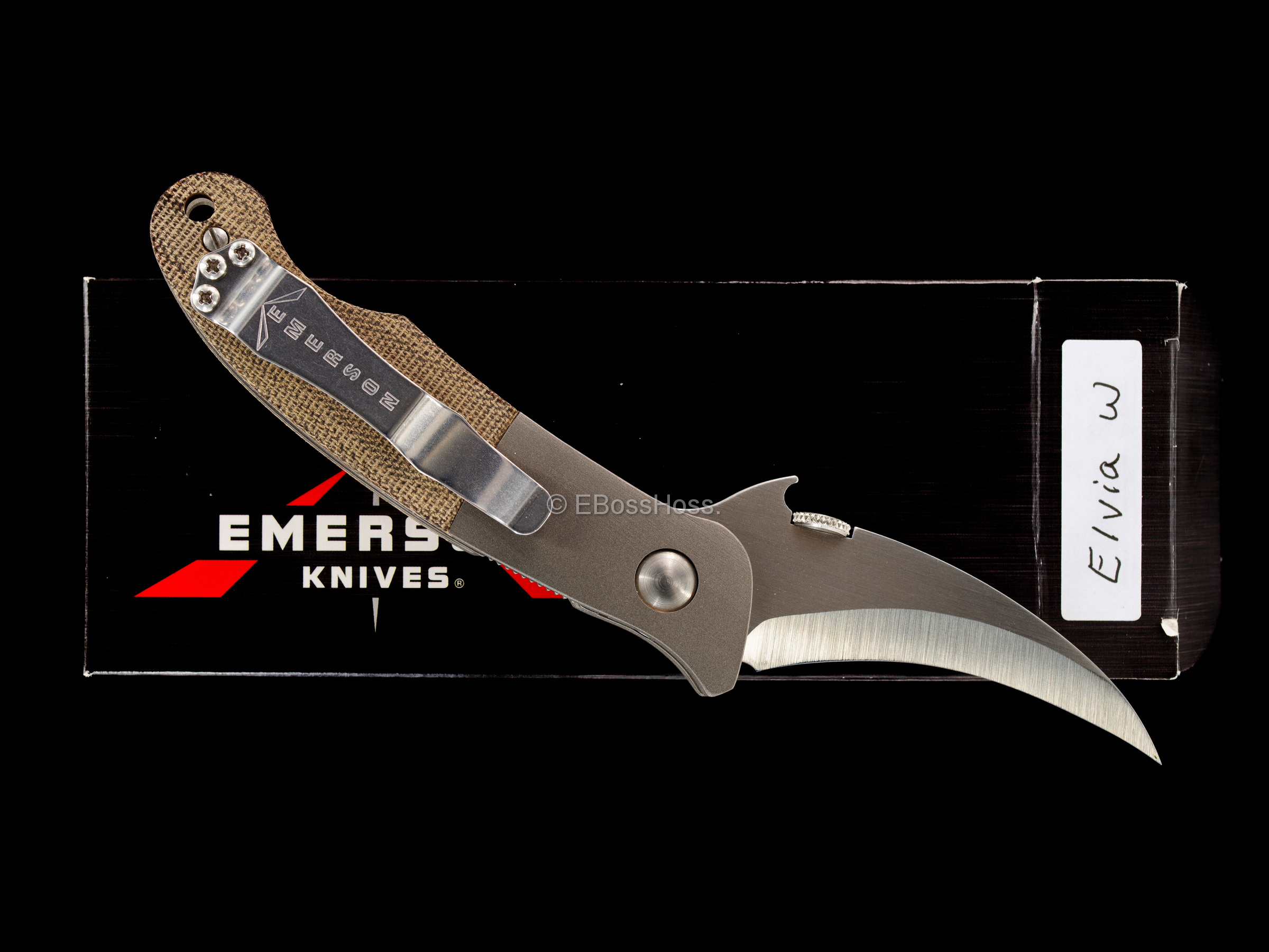 Ernie Emerson Custom Bolstered Waved Elvia