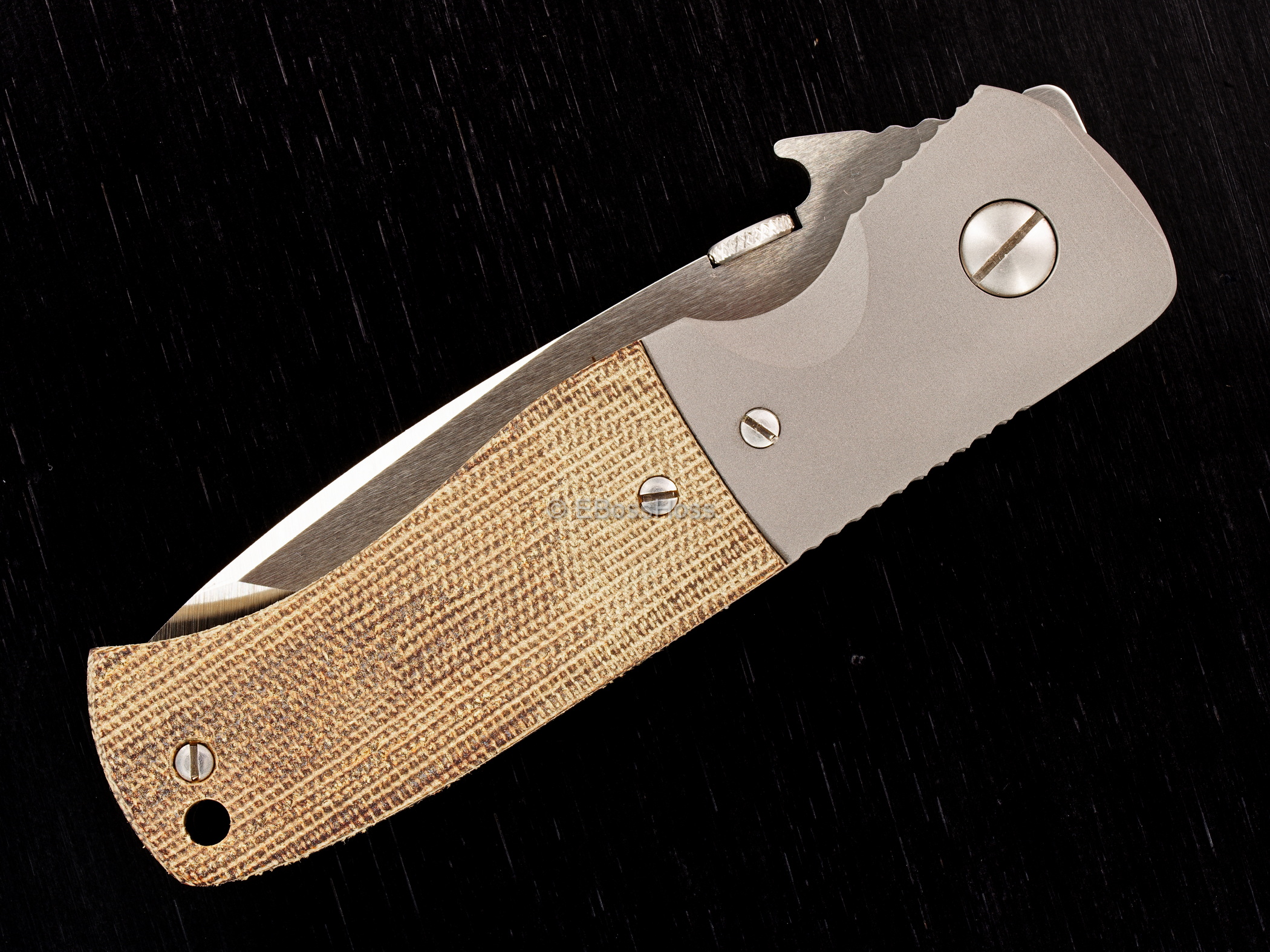 Ernie Emerson Custom Bolstered CQC-7 Waved