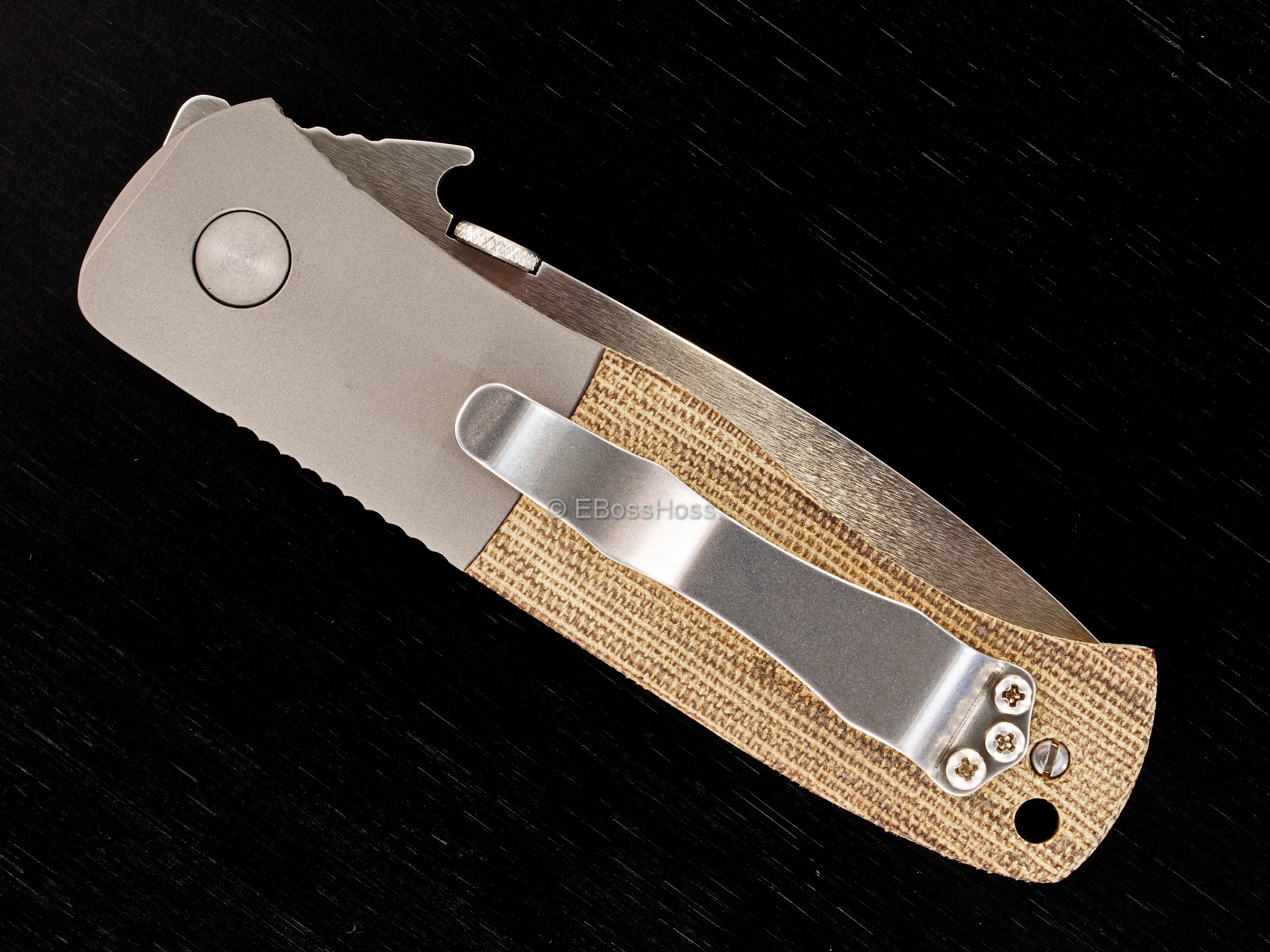 Ernie Emerson Custom Bolstered CQC-7 Waved