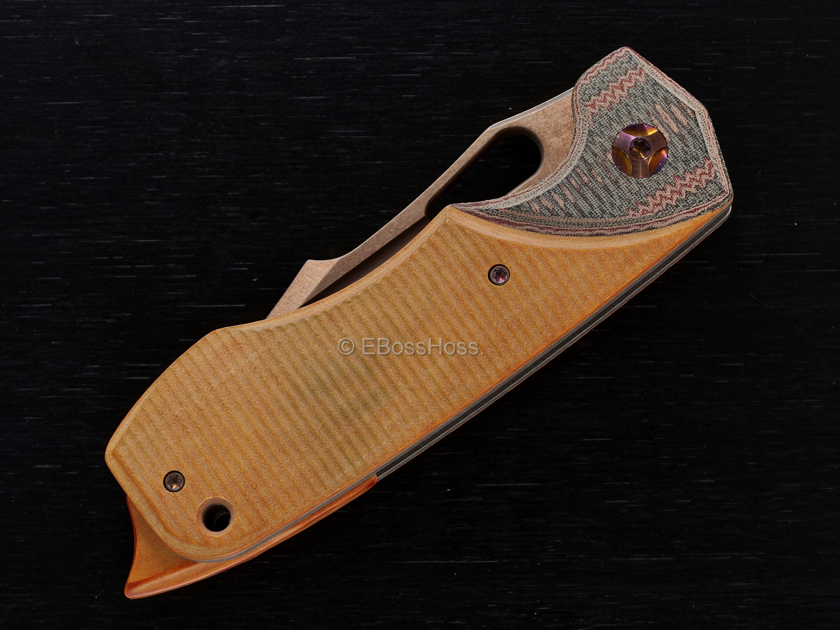 JB Stout Custom Blood and Thunder V1 - 1st one with Fluted Micarta Handle